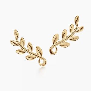 Tiffany & Co. Olive Leaf Climber Earrings